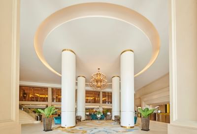 Entrance to the hotel lobby area at Eastin Grand Hotel Saigon