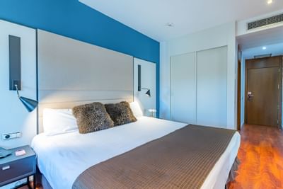 Habitación doble del Hotel Amura Alcobendas cerca de Madrid