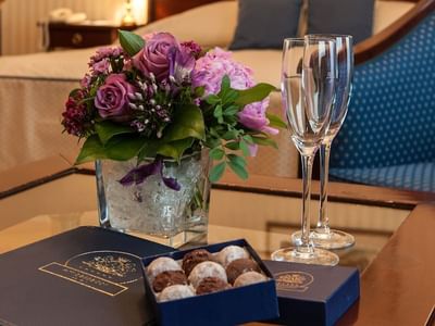 Room detail at Ambassador Hotel in Vienna