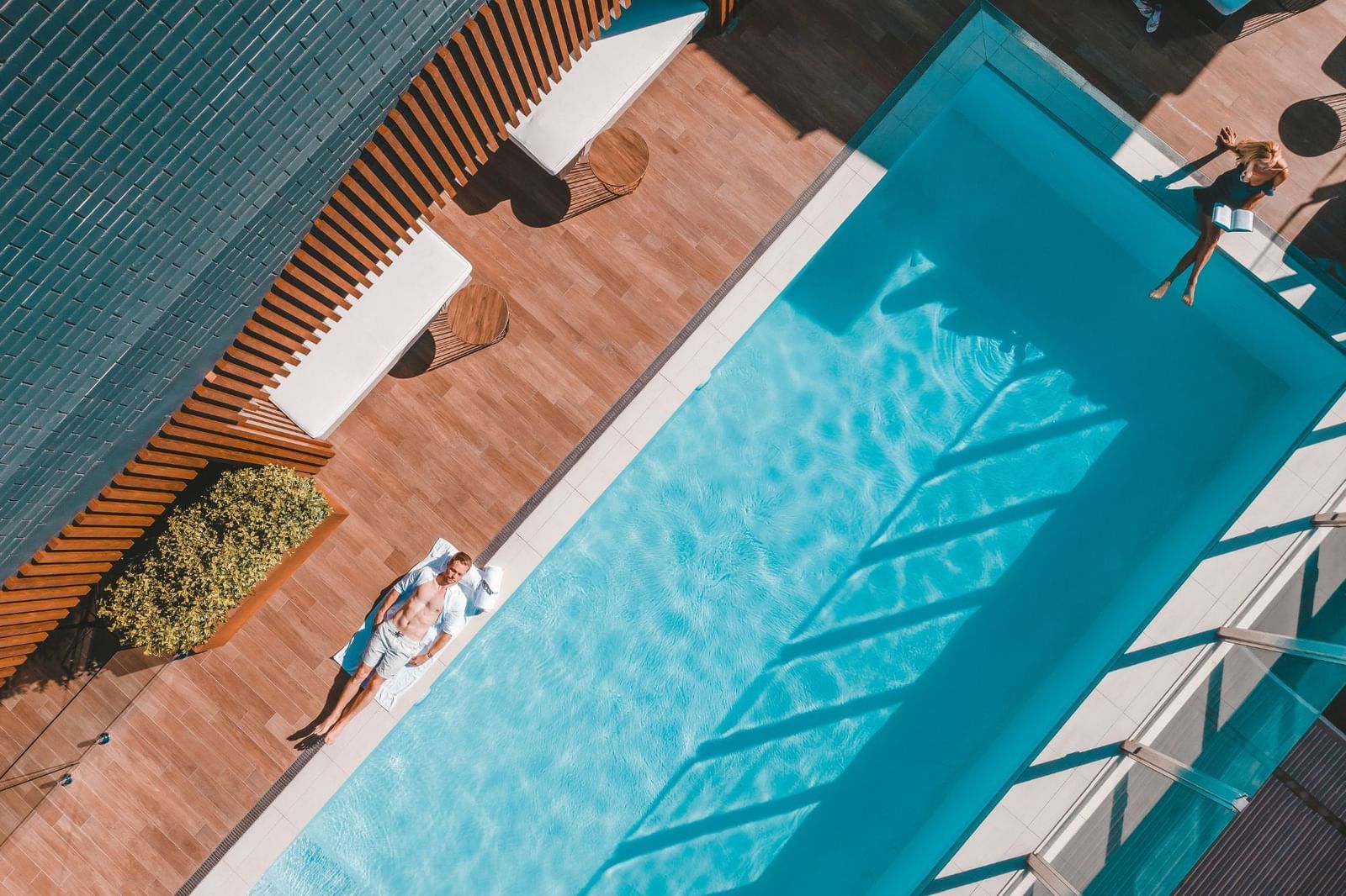 Rooftop swimming pool at Pullman and Mercure Brisbane King George Square