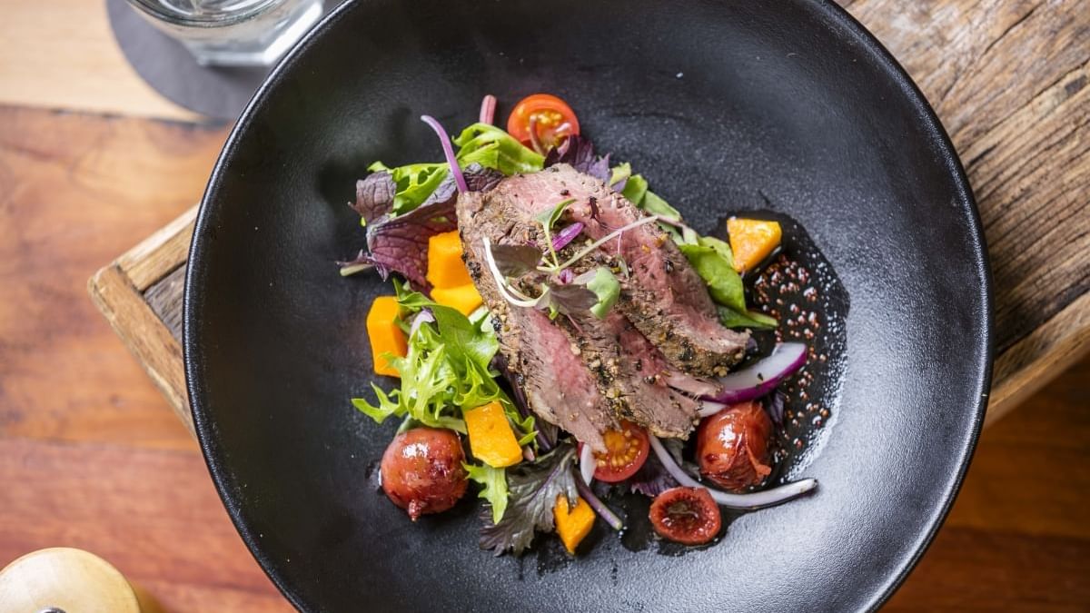 Fresh dishes served in The Green at Mercure Gold Coast Resort