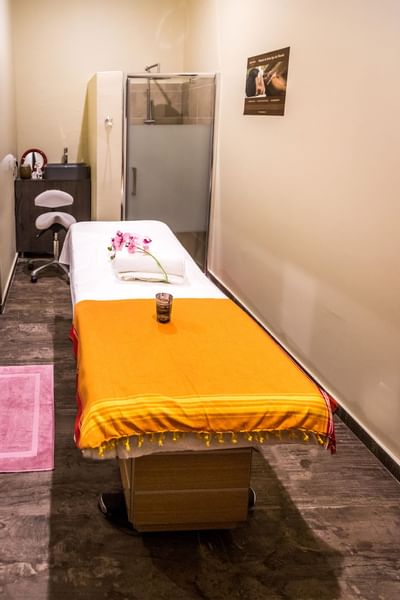 view of the spa treatment room