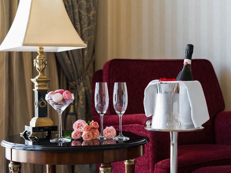 Delicious food services in Intercontinental Kyiv hotel