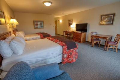 view of the bedroom at Bear Lodge 