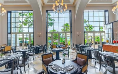 Dining area in Planter’s restaurant at The Danna Langkawi