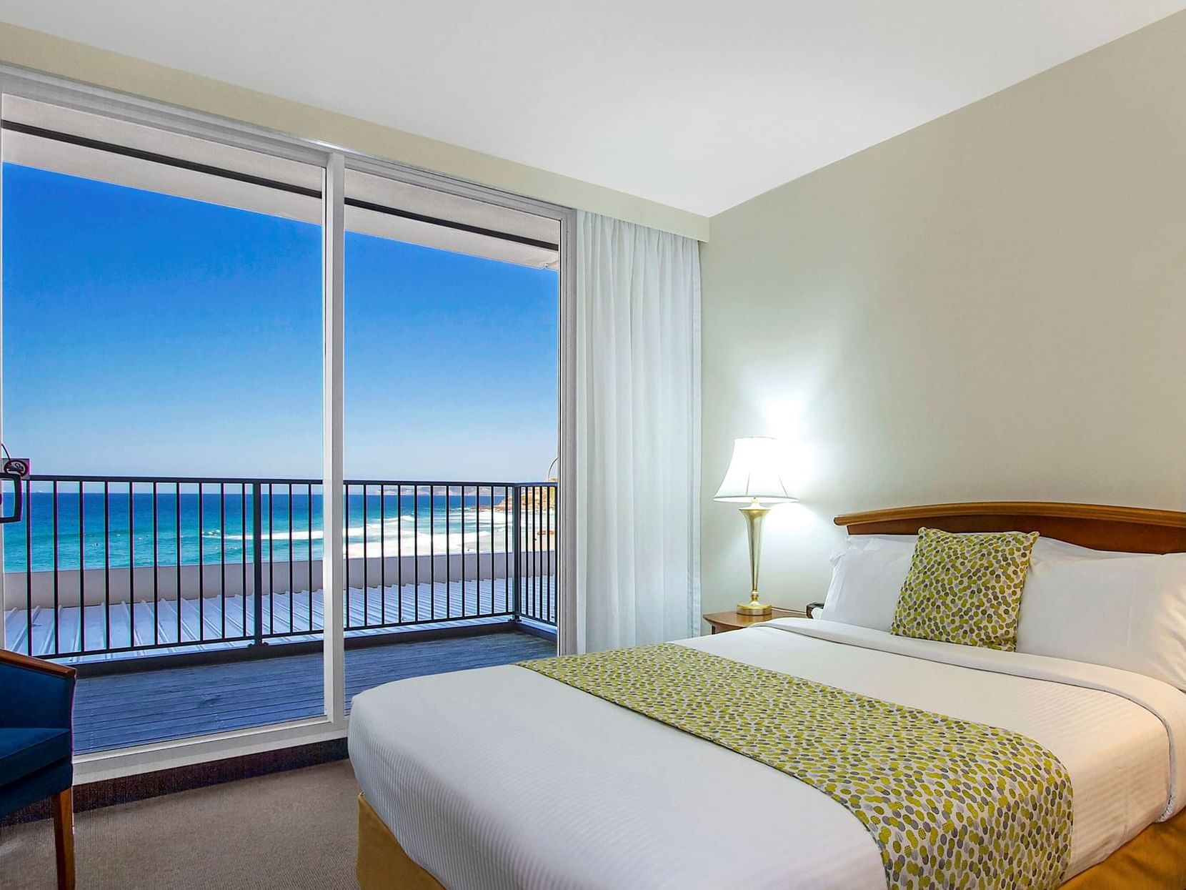 hotel room with ocean view at Noah’s on the beach