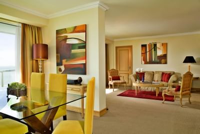 Interior view of the suite at Hotel Cascais Miragem