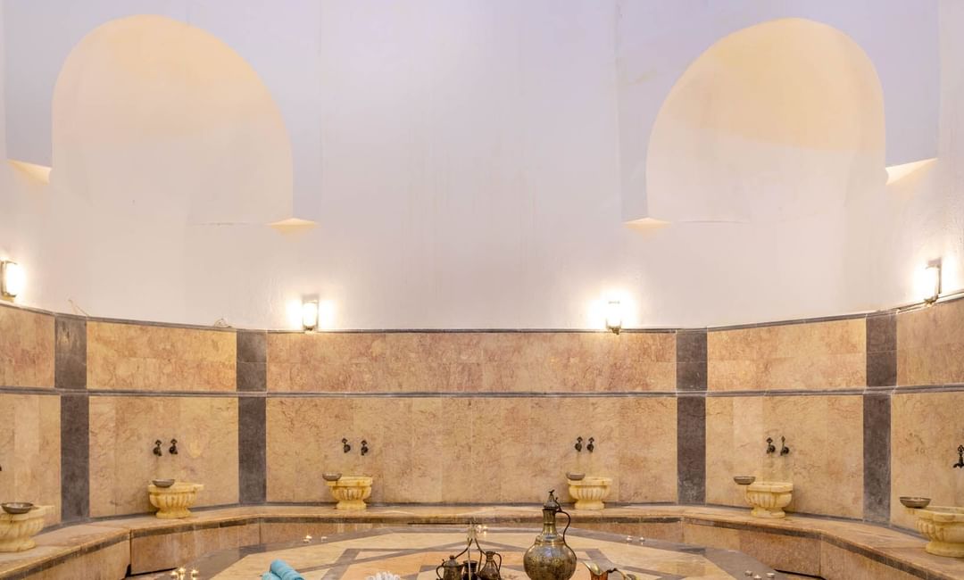 Bodrum Imperial'deki spa'daki saunanın içi