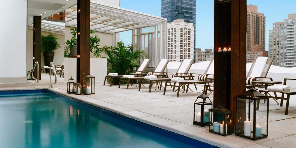 Rooftop Plunge Pool at the Empire Hotel in NYC