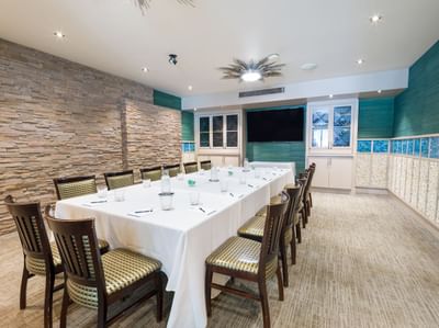 Boardroom set-up in Edmonton Events at Varscona Hotel on Whyte