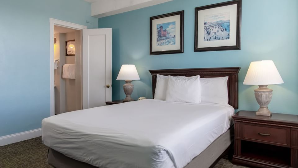 Bedroom of One-Bedroom Suite at Brigantine Beach
