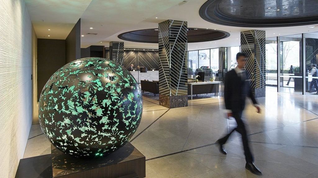 Interior space at the pullman melbourne on the park