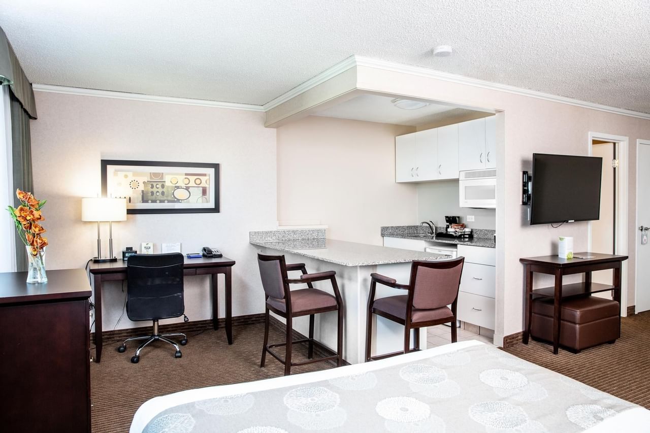 Premium Studio Queen Full Kitchenette