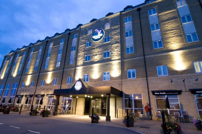Exterior of the hotel & main entrance at Village Hotel Hull