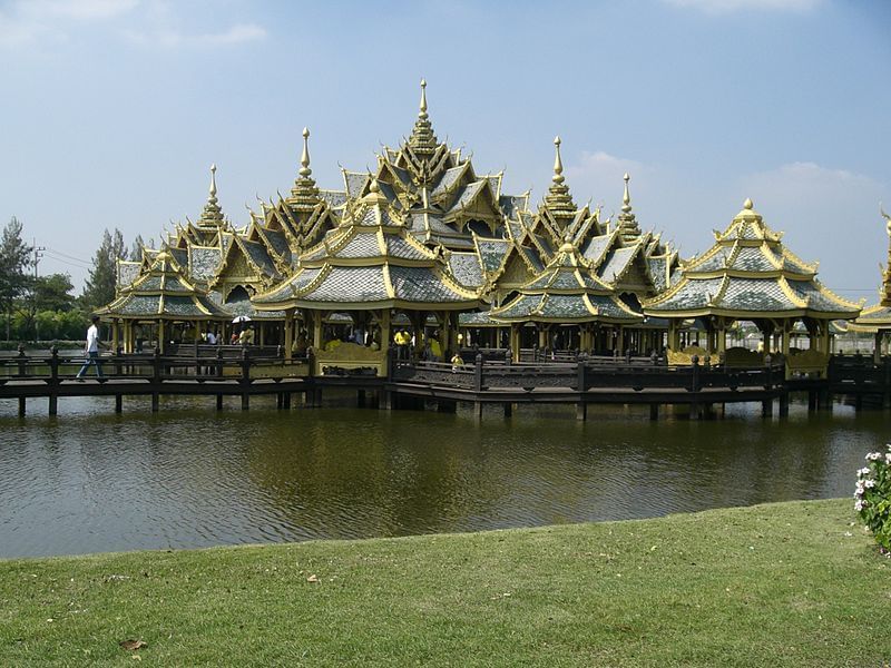 Landscape view of The Ancient City and lake near Eastin Eastin Thana City Golf Resort Bangkok