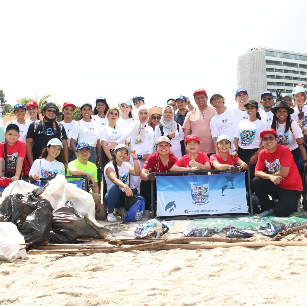 OCEAN'US Sustainable Ecotourism CSR Beach Cleanup at Lexis Hibiscus PD