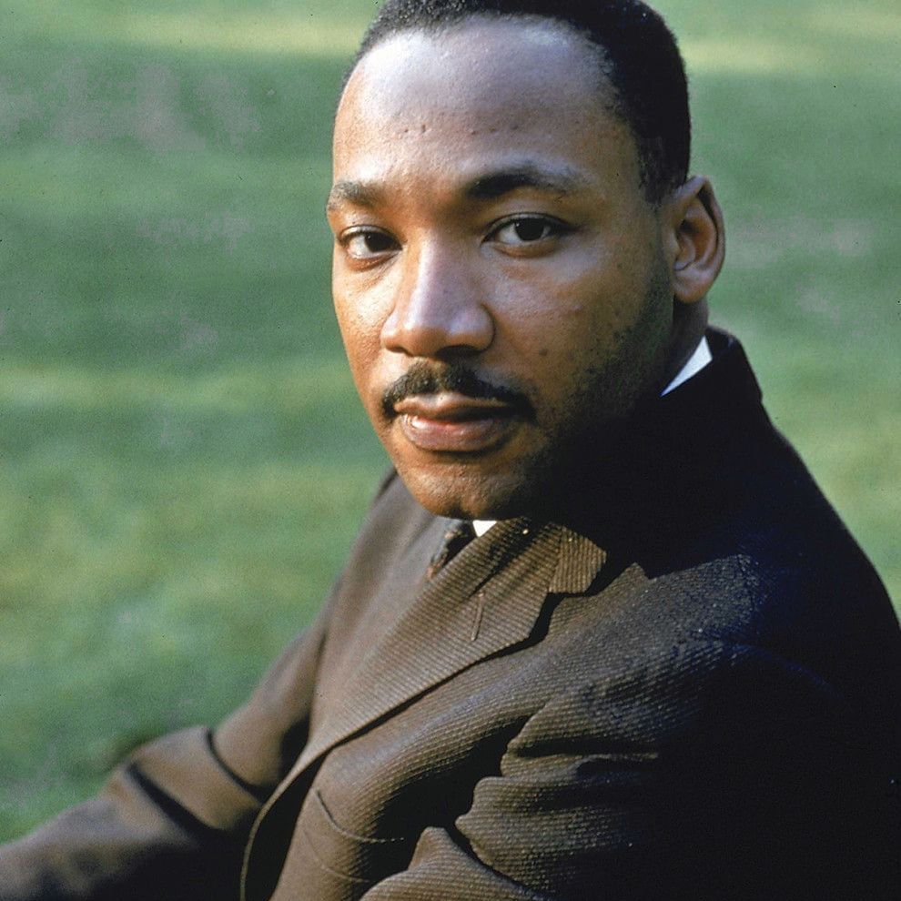 Portrait of Dr. Martin Luther King Jr. at Stein Eriksen 