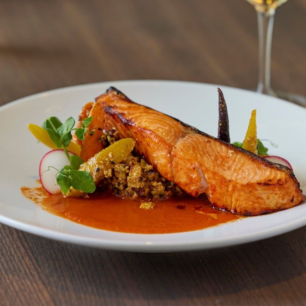 Ora King Salmon plate