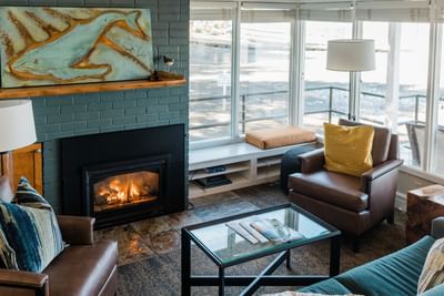 Inside of a Cottage at Alderbrook Resort & Spa