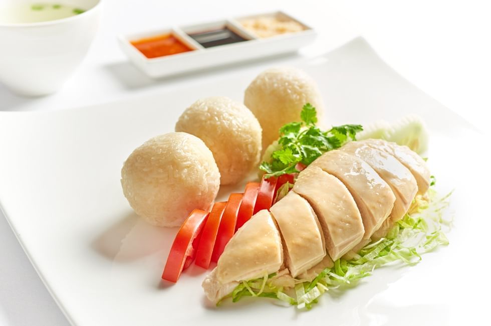 Close-up of a Dish served at Goodwood Park Hotel