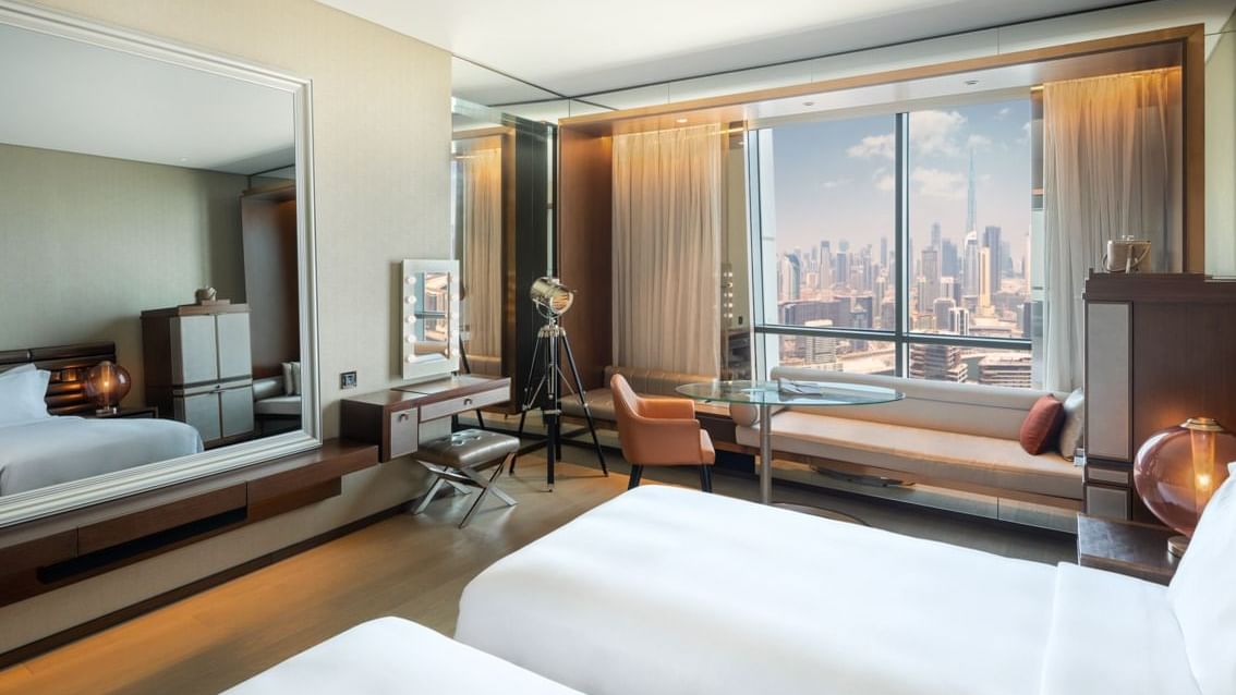Family room with a Downtown view at Paramount Hotel Dubai