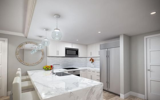 Kitchenette in Sunsuites 3 Bedroom at Sunseeker Resort