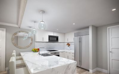 Kitchenette in Sunsuites three Bedroom at Sunseeker Resort