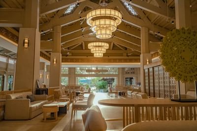Pelangi Lounge dining area at Pelangi Beach Resort & Spa
