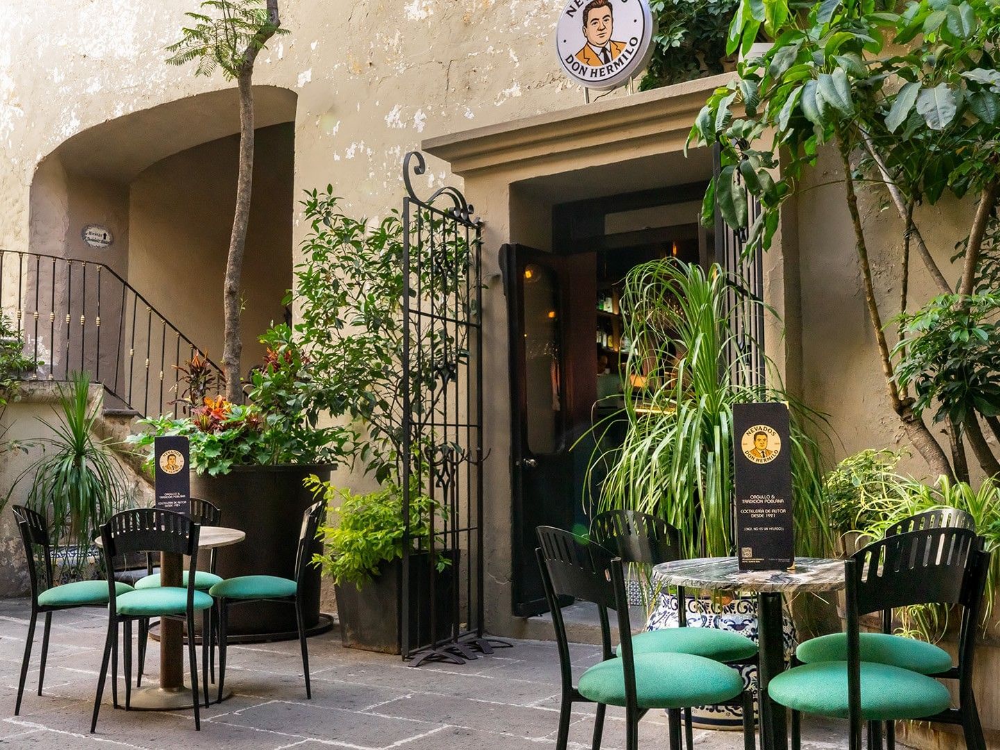 Terraza al aire libre de Nevados Don Hermilo en Quinta Real Puebla Heroica Puebla de Zaragoza