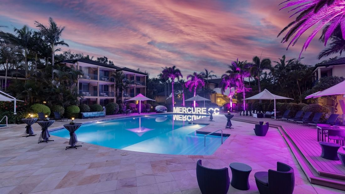 Poolside events at Mercure Gold Coast