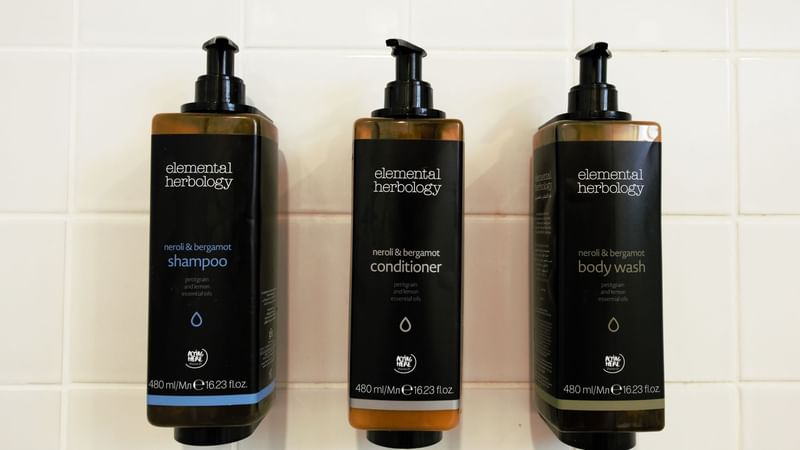 Three Elemental Herbology plus shampoo, conditioner, and body wash at Mercure Hotel Townsville 