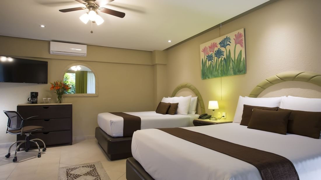 Interior view of the Deluxe Double Room at Gamma Hotels