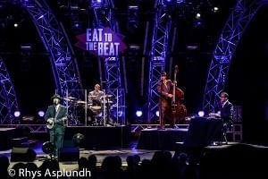 Big Bad Voodoo Daddy performing for the Eat to the Beat Concert Series at EPCOT's International Food and Wine Festival