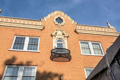 Low angle view of the Artmore Hotel