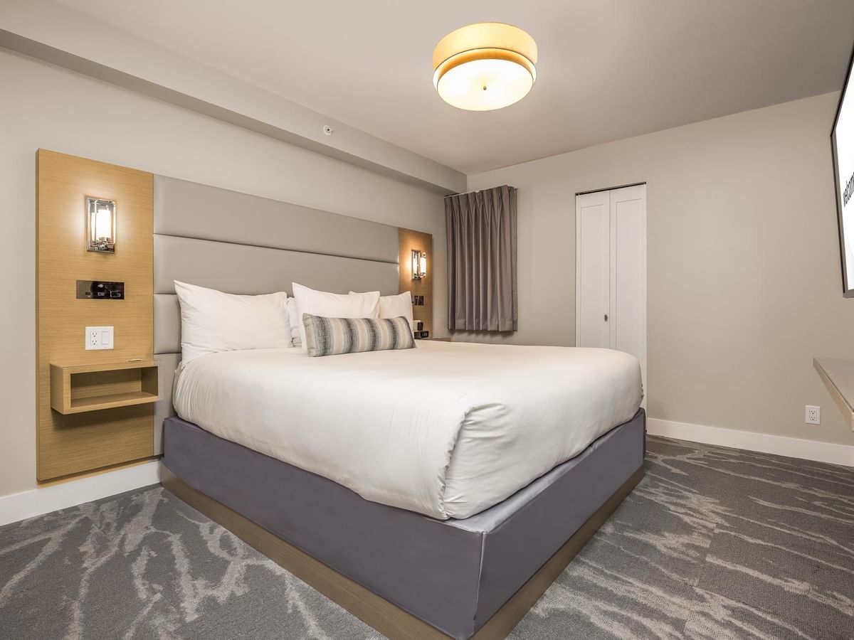 Primary bedroom with a king bed