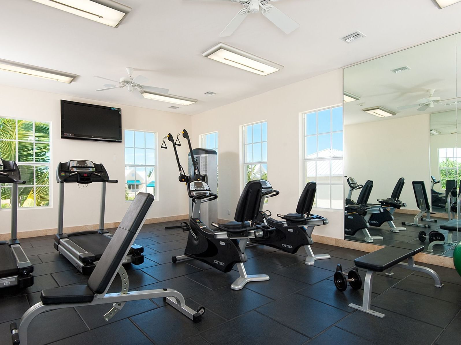Interior view of Fitness Center at Windsong Resort On The Reef