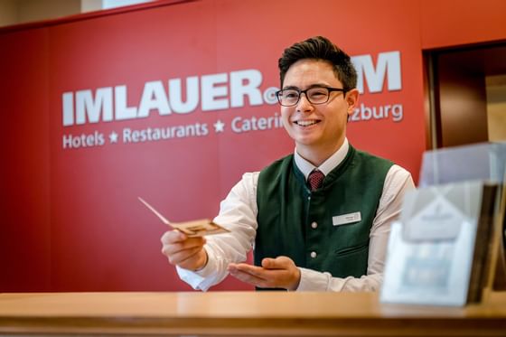 Hotel Imlauer & Bräu Reception