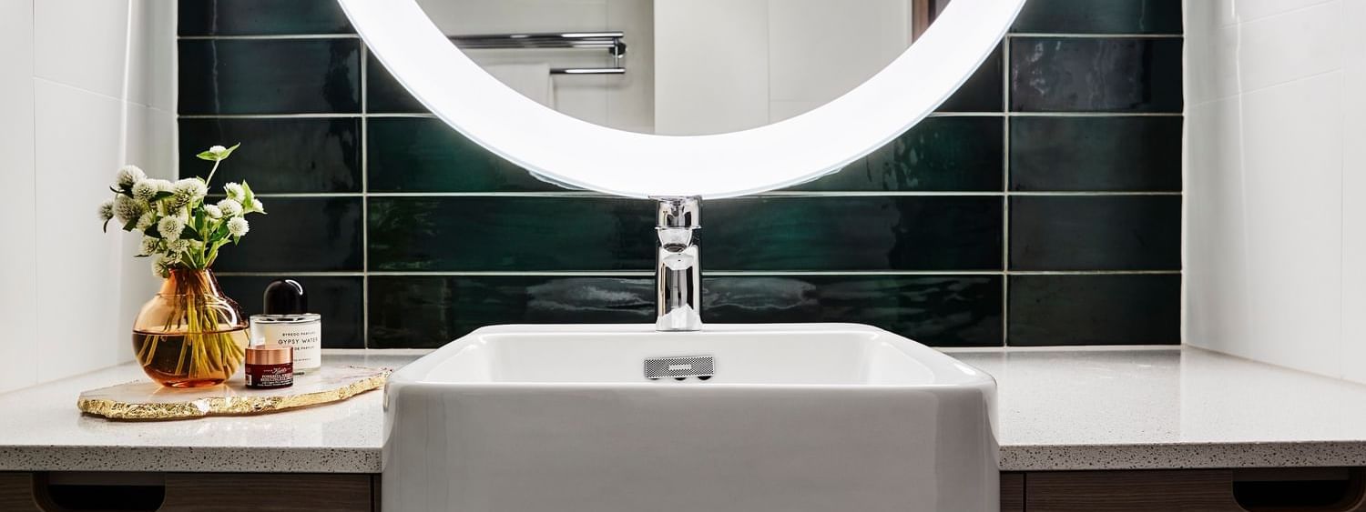 Bathroom in Deluxe King Room at Novotel Sydney Darling Square