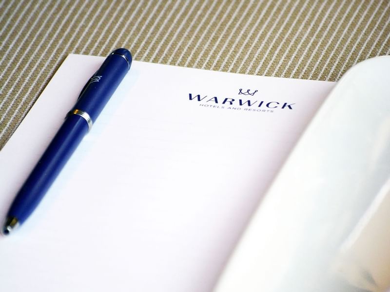 مفكرة في قاعة الاجتماعات Meunier في Warwick Brussels