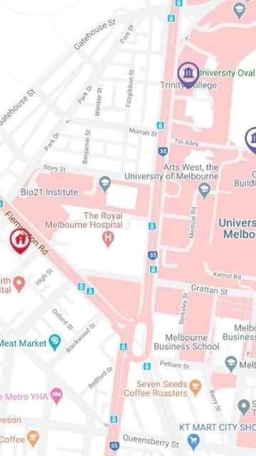 Student Living on Villiers Map
