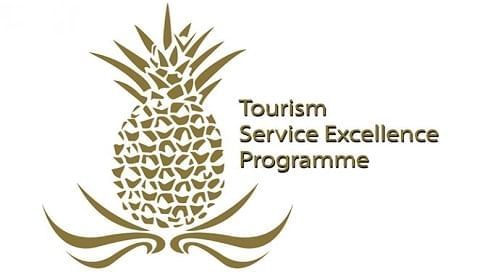 Logo of Tourism Service Excellence Programme used at Courtleigh Hotel & Suites
