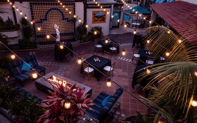 El Cordova Courtyard | San Diego Event Venues | El Cordova Hotel in Coronado