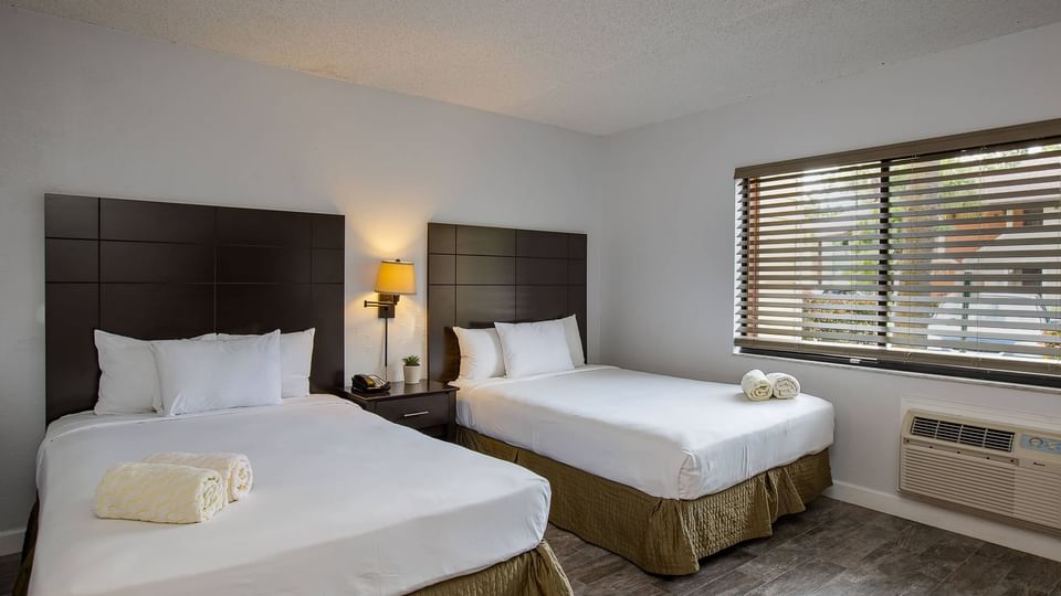 Double Beds in Guest Room at Legacy Vacation Resorts