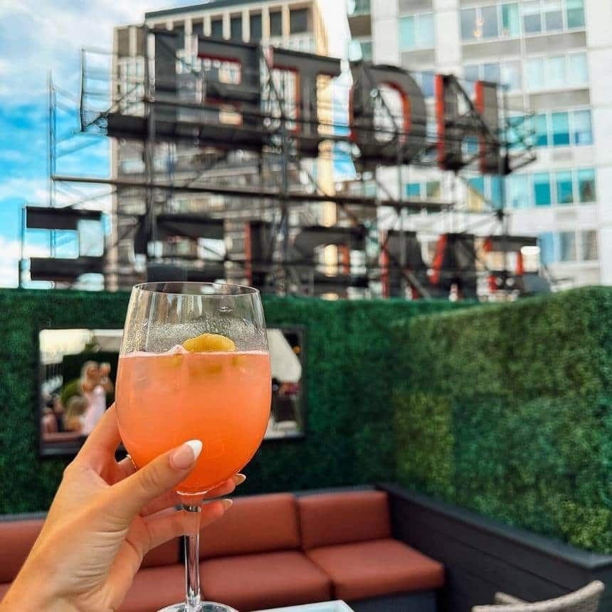 Drinks on the Empire Hotel Rooftop