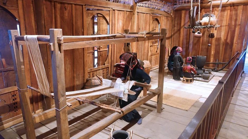 Ancient machines exhibited in Vietnam Museum of Ethnology near Sunway Hotel Hanoi