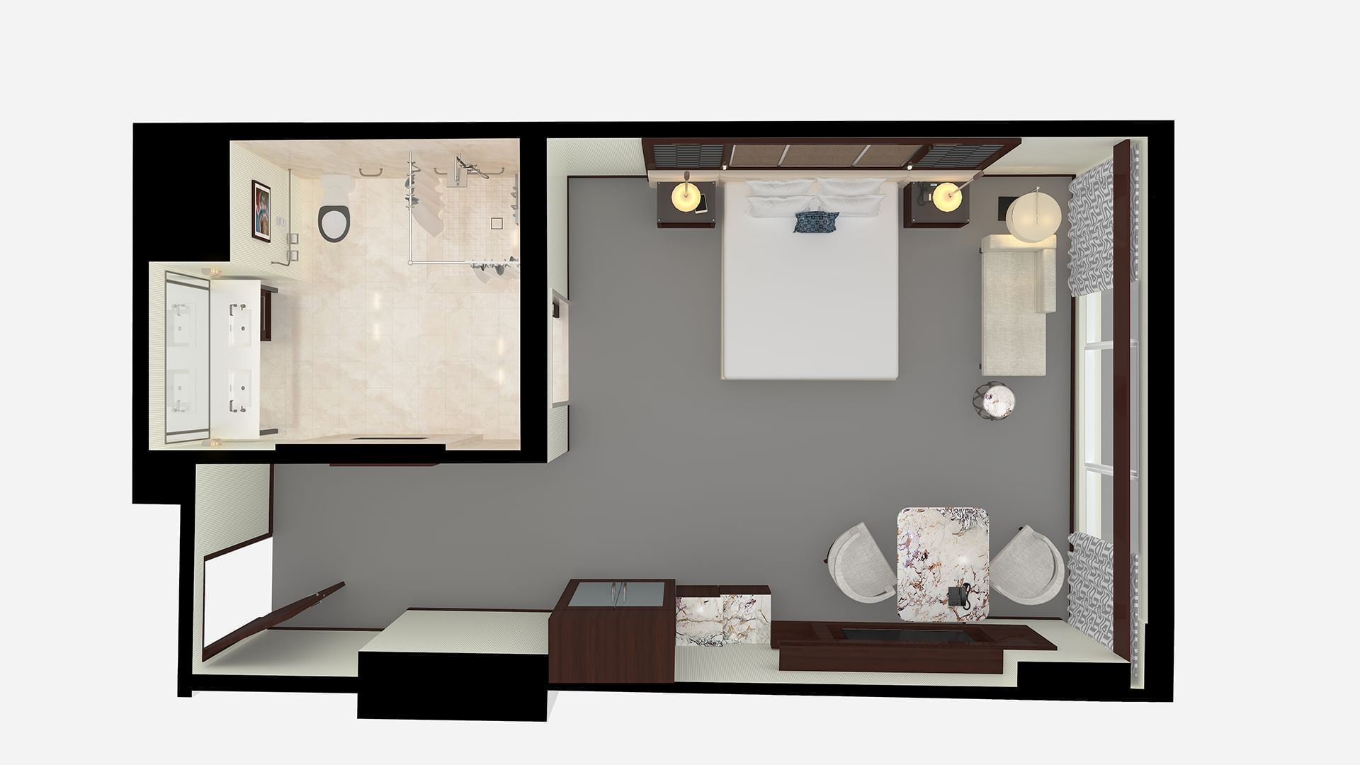 Deluxe Accessible King Room at Crown Towers Perth