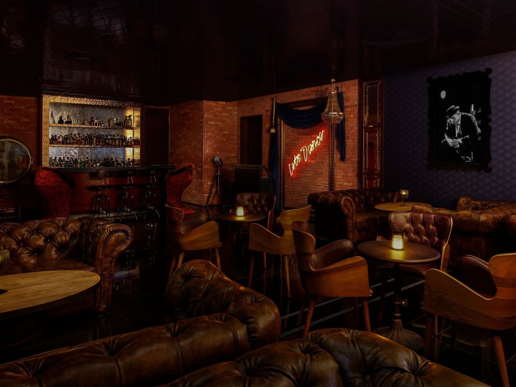 Flashback Speakeasy Bar & Lounge interior at Paramount Hotel Dubai