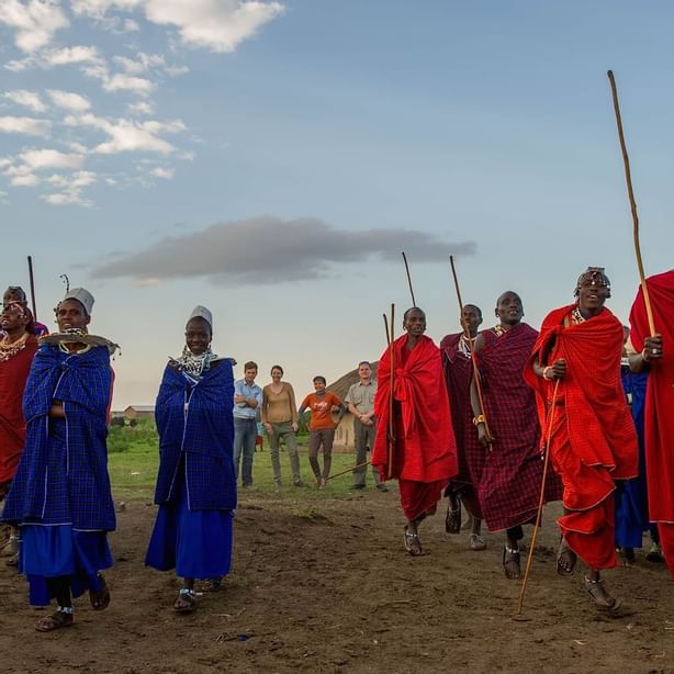 Maasai villages and cattle markets near Ngorongoro Serena
