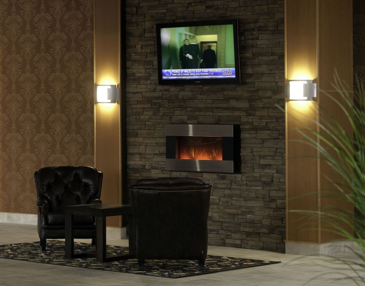 Lobby Fireplace
