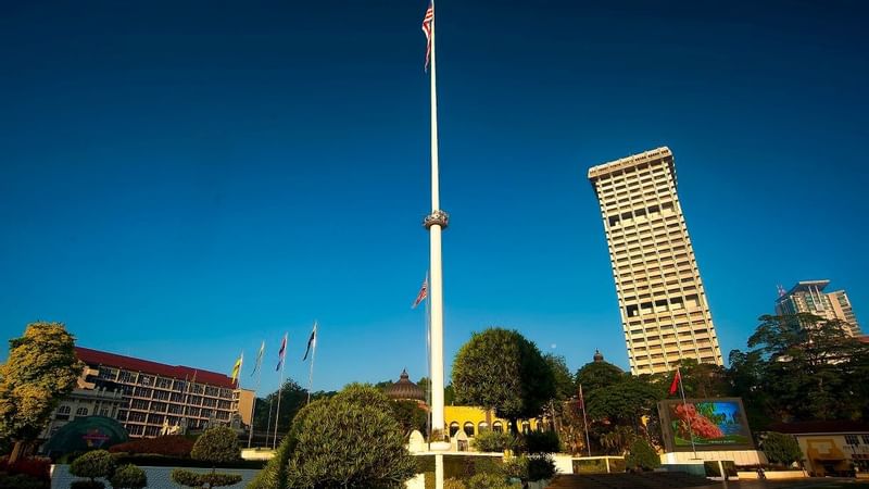 The historic Merdeka Square near Sunway Lagoon Hotel